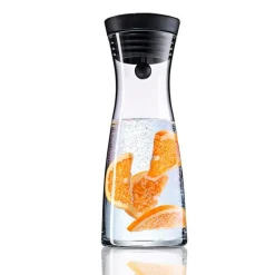 Botella de cristal con colador y tapa oscilante WMF
