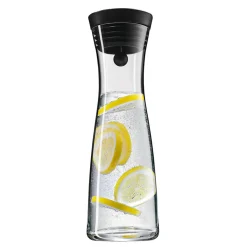 Botella de cristal con colador y tapa oscilante WMF