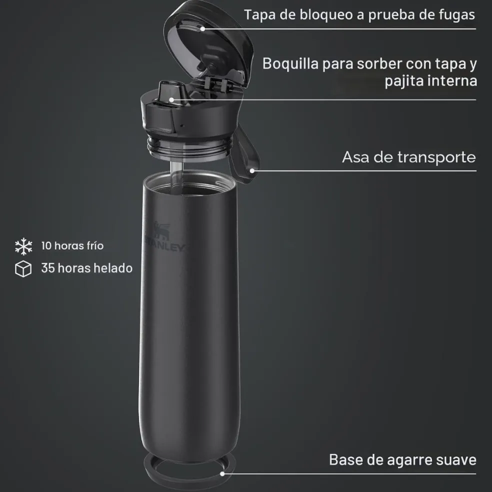 Botella térmica de acero inoxidable The Flowstate™ Spring Stanley