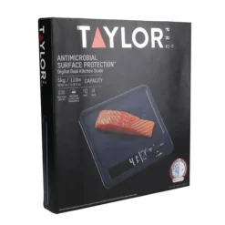 Báscula de cocina digital Taylor Pro antibacteriana dual 5Kg