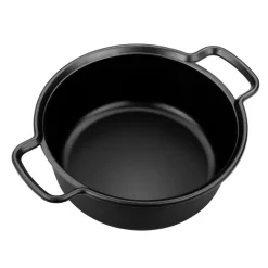 Cacerola alta con tapa Solid+ con asas de silicona Monix