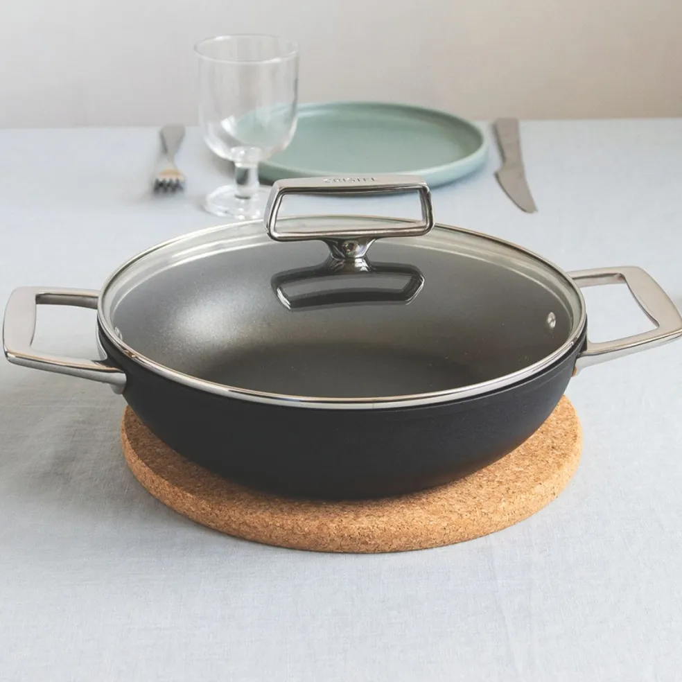 Cacerola baja cerámica con tapa Ceraliss+ Castel'Pro Cristel