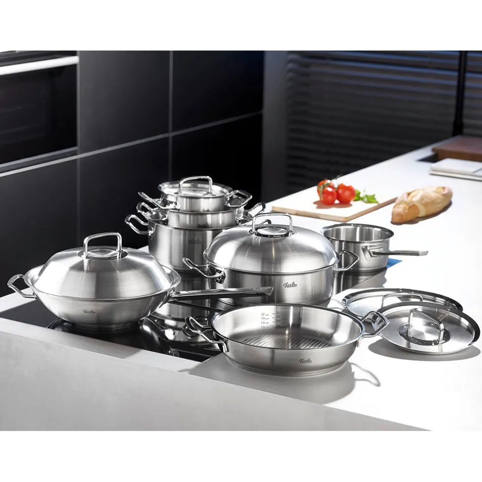 Cacerola baja 28cm de acero con tapa Original-Profi Collection® Fissler