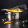 Cacerola baja de acero inoxidable con tapa de cristal Expertiso Rösle