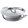 Cacerola baja de acero inoxidable 3-PLY Le Creuset