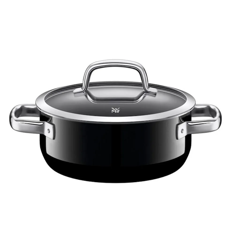 Cacerola baja de hierro FusionTec Mineral Black WMF