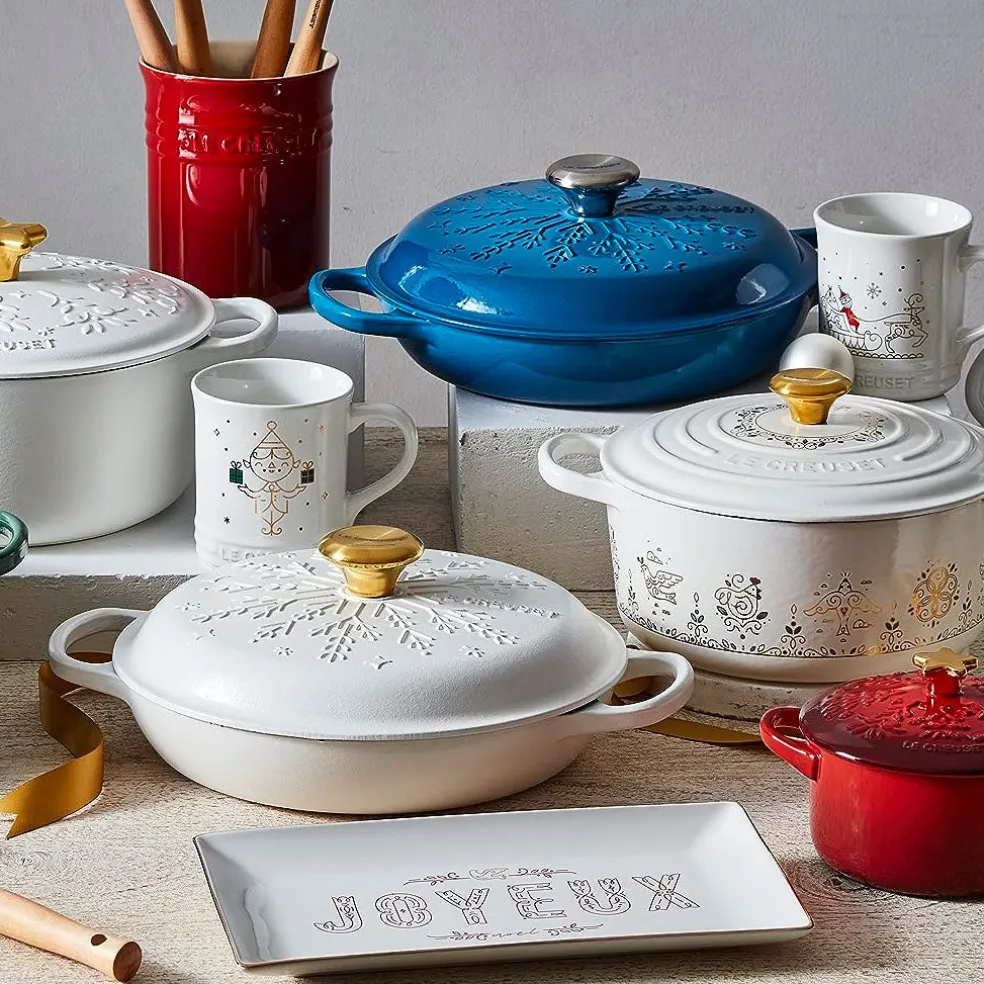 Cacerola baja de hierro Le Creuset ¡Edición Navidad!