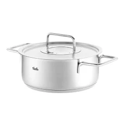 Cacerola con tapa de acero inoxidable Pure Fissler