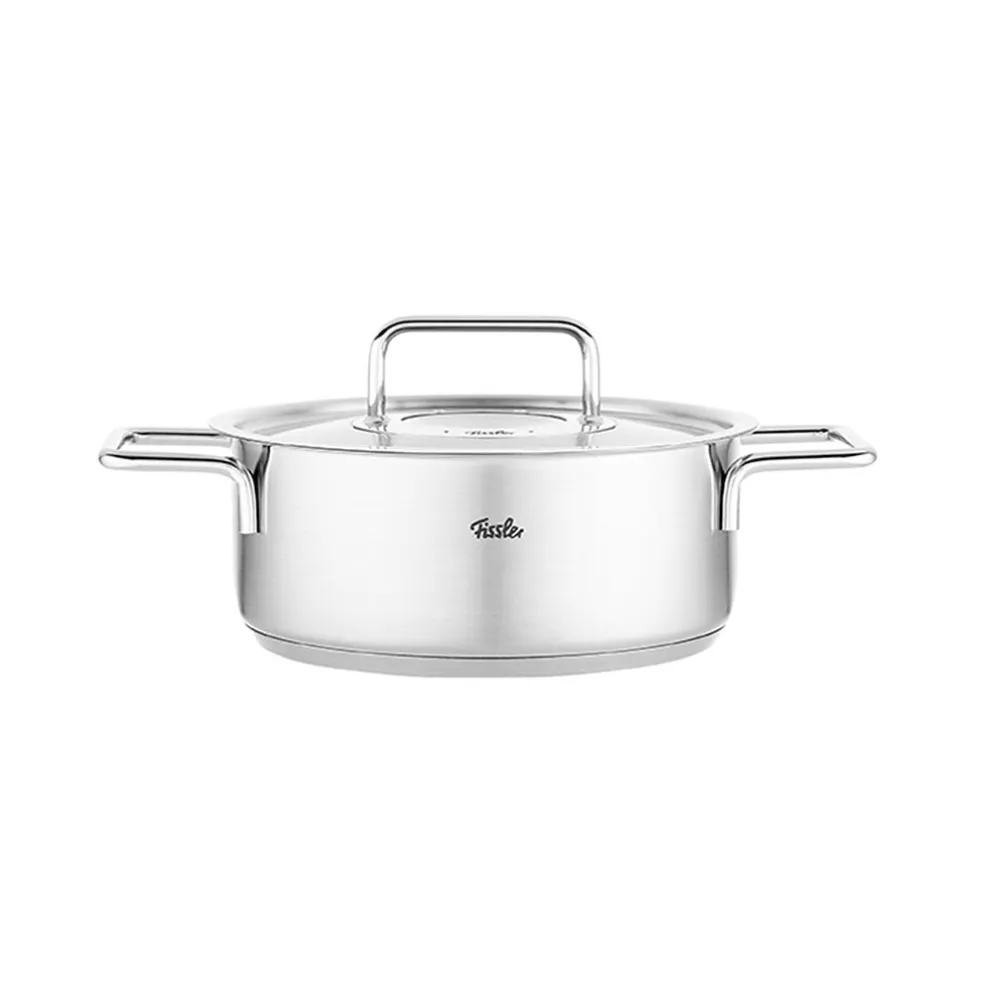 Cacerola con tapa de acero inoxidable Pure Fissler