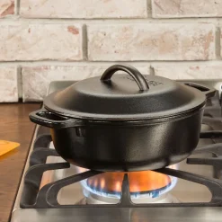 Cacerola con tapa tipo cocotte de hierro fundido Lodge