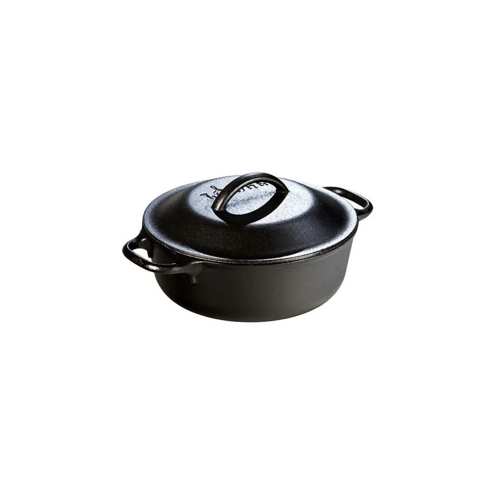 Cacerola con tapa tipo cocotte de hierro fundido Lodge
