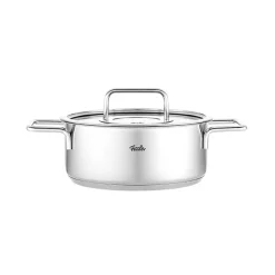 Cacerola de acero inoxidable con tapa de cristal Pure Fissler