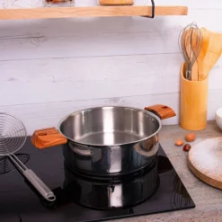 Cacerola y sauté de acero inoxidable multicapa Casteline Cristel