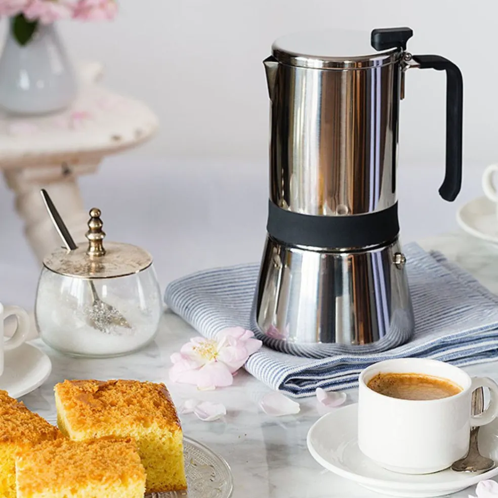 Cafetera acero inoxidable Aroma Monix