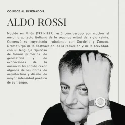 Cafetera de acero inoxidable La Conica Aldo Rossi Alessi