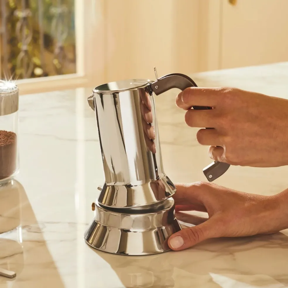 Cafetera de acero inoxidable Richard Sapper Alessi