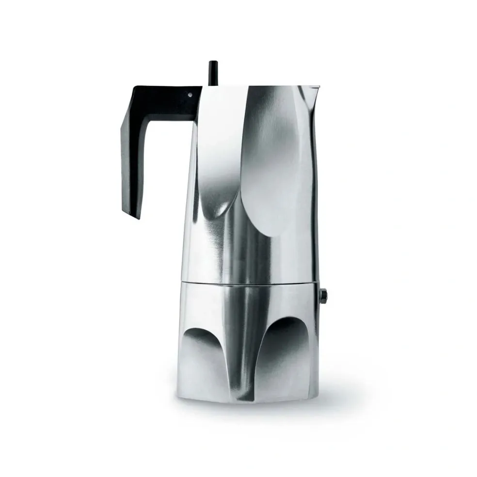 Cafetera de aluminio fundido Ossidiana Alessi