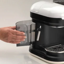 Cafetera Espresso Moderna con molinillo Ariete