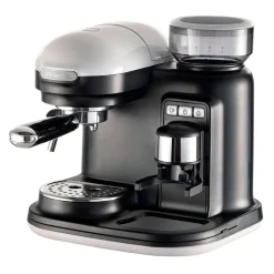 Cafetera Espresso Moderna con molinillo Ariete