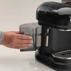 Cafetera Espresso Moderna con molinillo Ariete