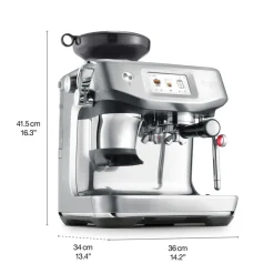 Cafetera Expresso automática con molinillo, pantalla táctil y extracción en frío Barista Touch™ Impress Sage