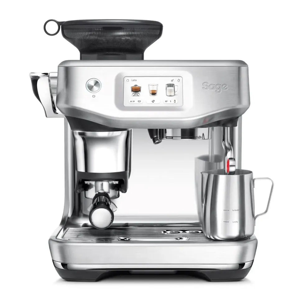 Cafetera Expresso automática con molinillo y pantalla táctil Barista Touch Impress Sage