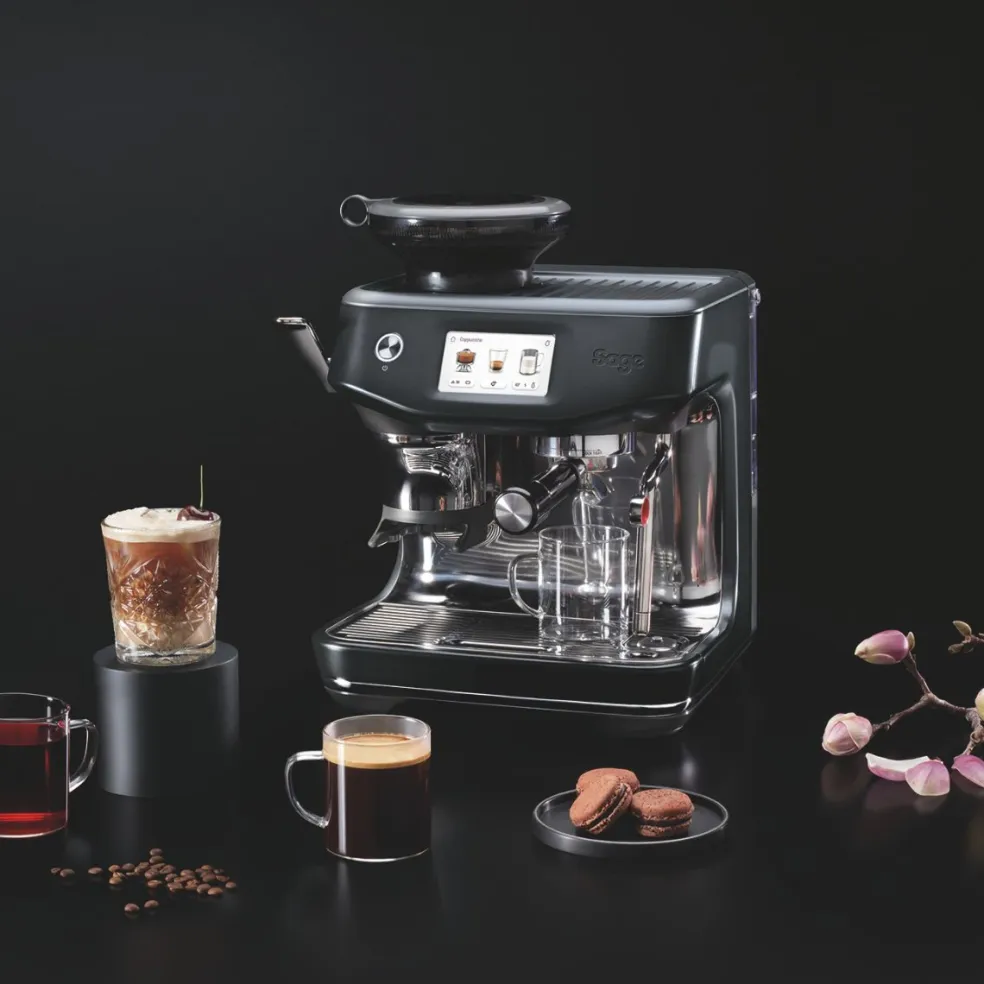 Cafetera Expresso automática con molinillo y pantalla táctil Barista Touch Impress Sage