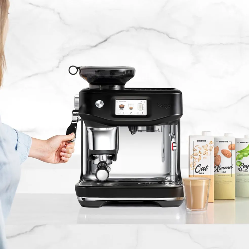 Cafetera Expresso automática con molinillo y pantalla táctil Barista Touch Impress Sage
