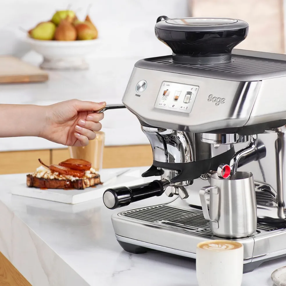 Cafetera Expresso automática con molinillo y pantalla táctil Barista Touch Impress Sage