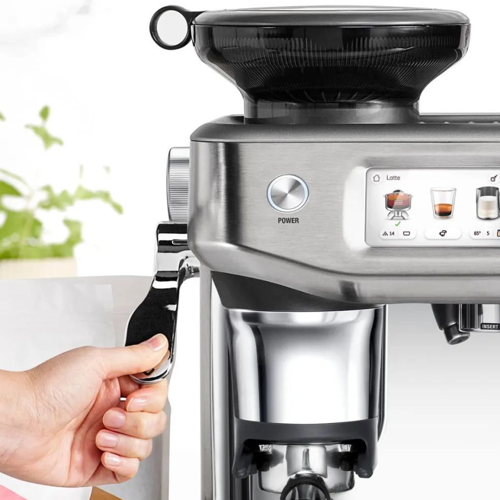 Cafetera Expresso automática con molinillo y pantalla táctil Barista Touch Impress Sage
