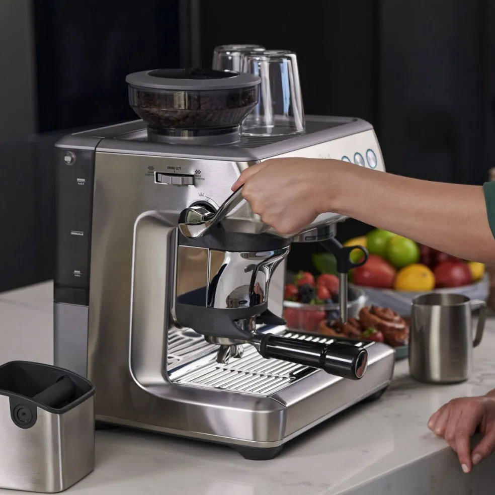 Cafetera Expresso manual con molinillo Barista Express Impress Sage
