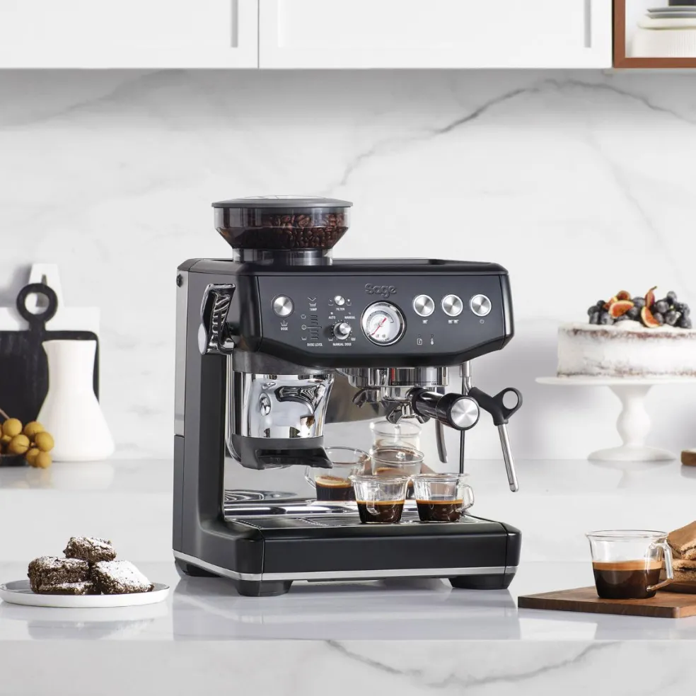 Cafetera Expresso manual con molinillo Barista Express Impress Sage