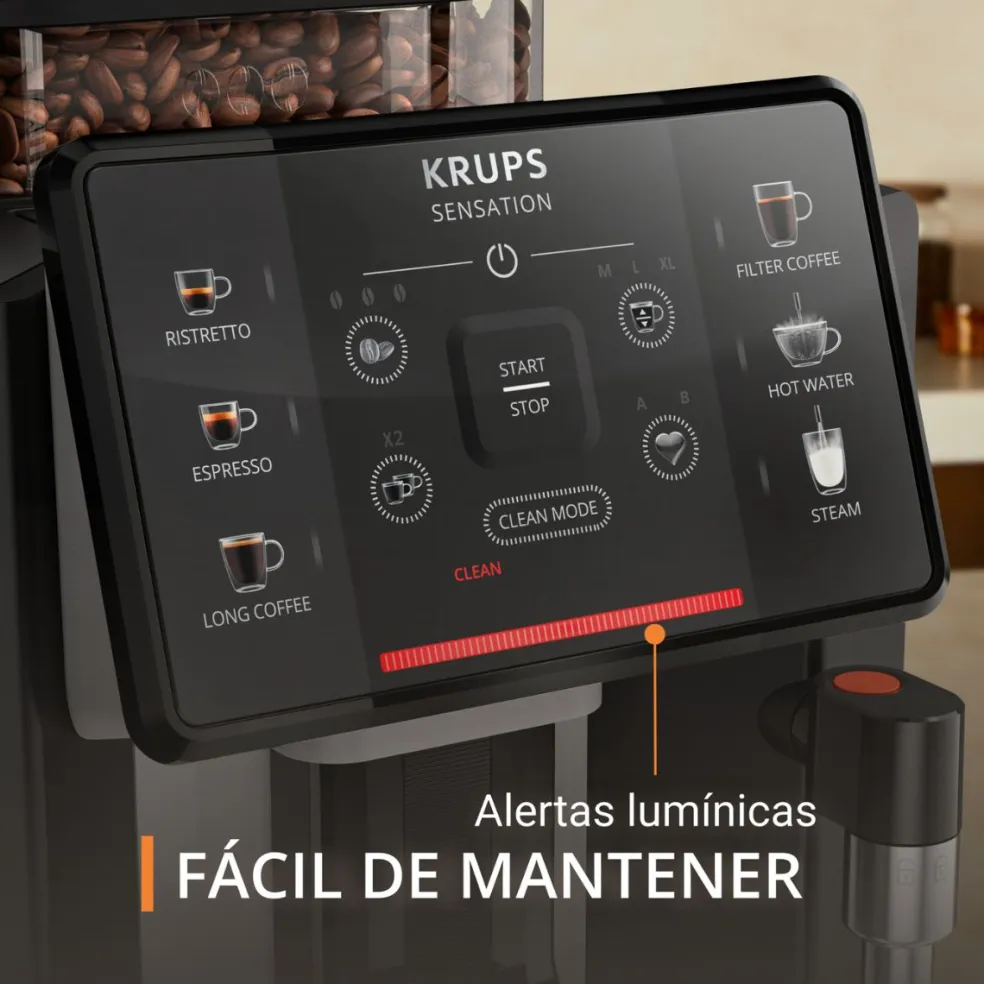 Cafetera Expresso superautomática Sensation Krups