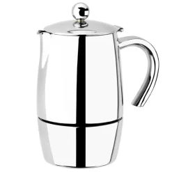 Cafetera italiana de acero inoxidable Magna BRA