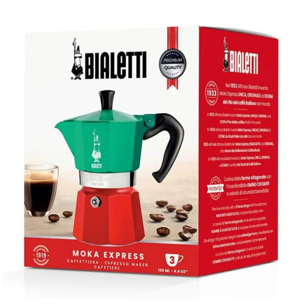 Cafetera italiana Moka Express Italia Bialetti