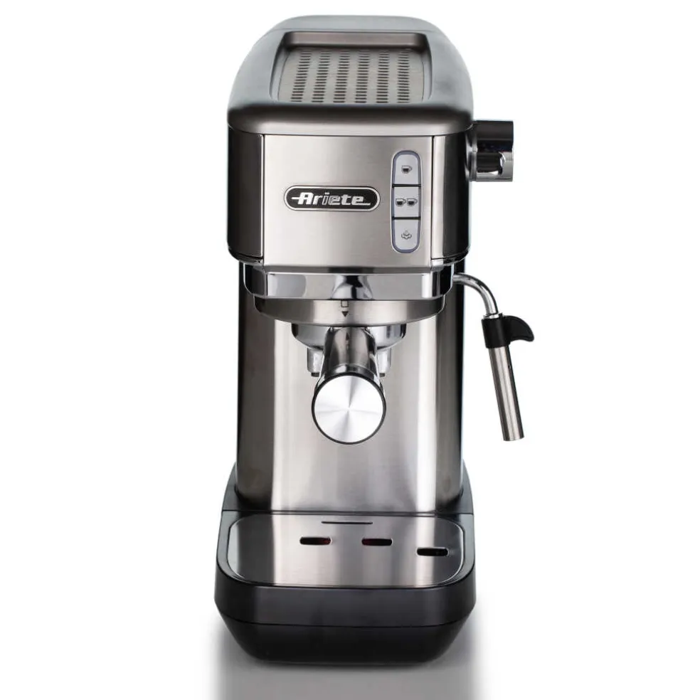 Cafetera Slim Espresso de metal para café molido Ariete