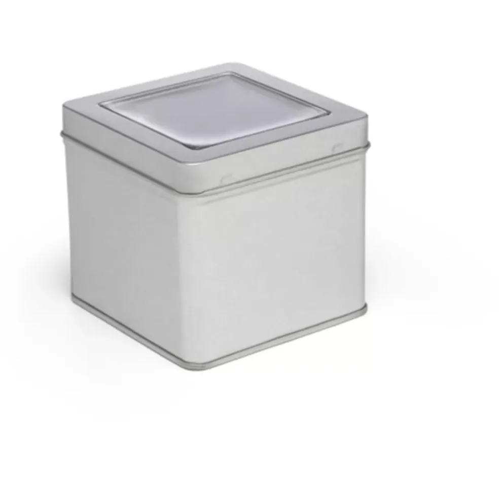Caja de té de bambú con 4 recipientes y cuchara medidora Bredemeijer