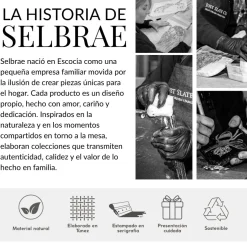 Camino de mesa de lino Selbrae