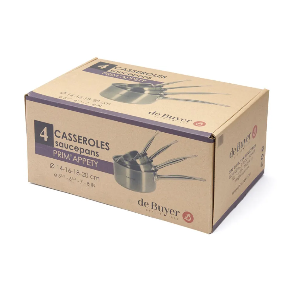 Cazo de acero inoxidable Prim Appety de De Buyer