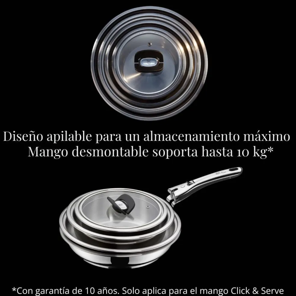 Cazo de acero inox (sin mango) Click & Serve WMF