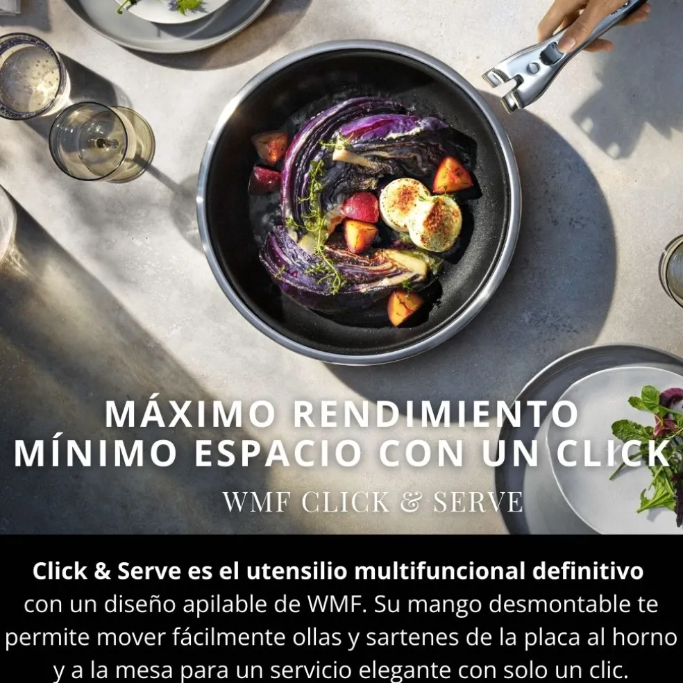 Cazo de acero inox (sin mango) Click & Serve WMF