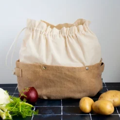 Cesta almacenamiento con bolsa extraíble de Pebbly