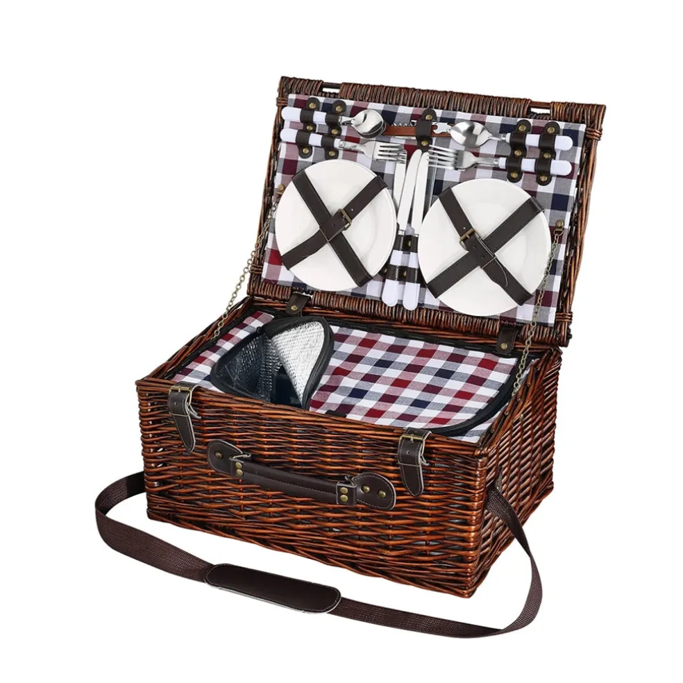 Cesta de picnic VARESE con bolsa térmica de Cilio