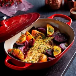 Cocotte baja tipo cacerola ovalada Le Creuset
