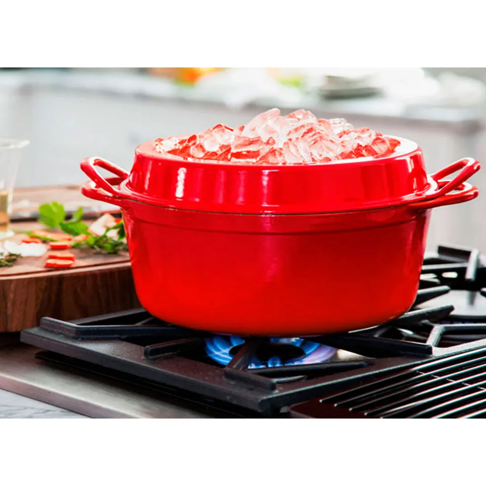 Cocotte Doufeu oval de hierro Le Creuset
