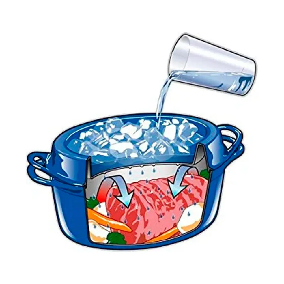 Cocotte Doufeu oval de hierro Le Creuset