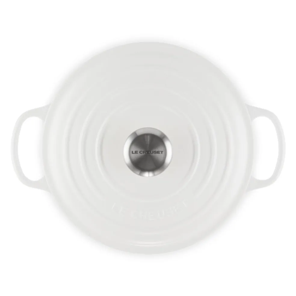Cocotte redonda baja Signature Le Creuset