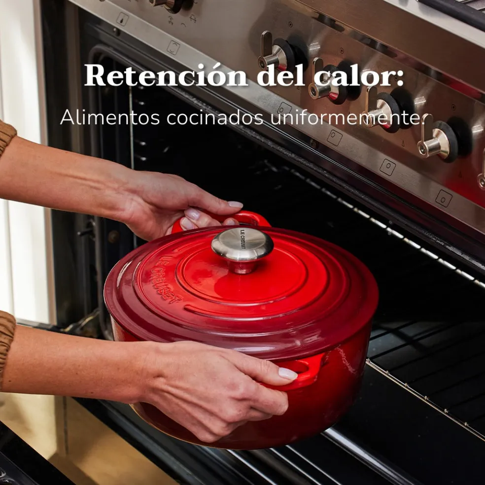 Cocotte redonda baja Signature Le Creuset