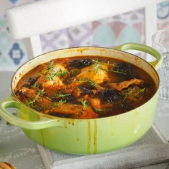 Cocotte redonda baja Signature Le Creuset