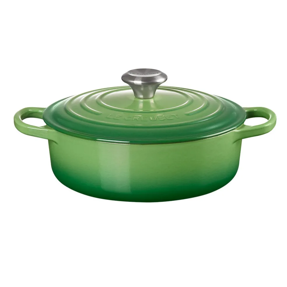 Cocotte redonda baja Signature Le Creuset